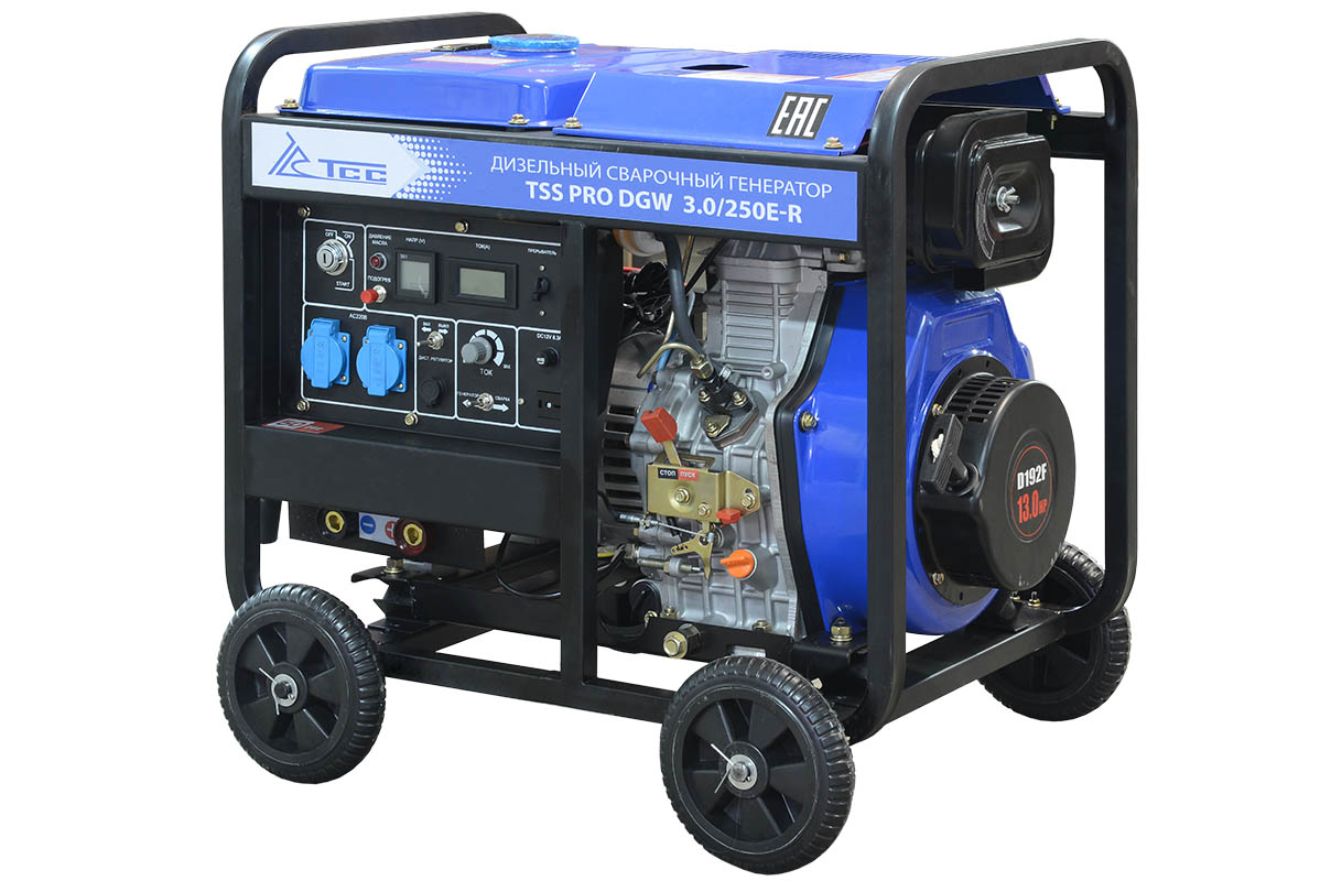 Дизельный сварочный генератор TSS PRO DGW 3.0/250E-R
