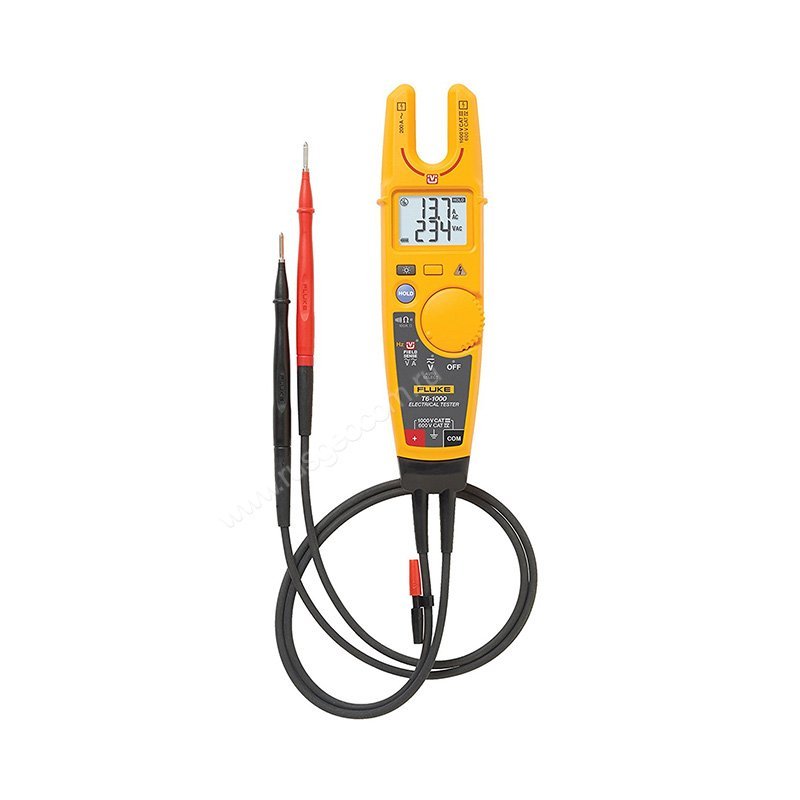 Комплект Fluke T6-1000 KIT2 - детектор напряжения Fluke T6-1000/EU, зажимы типа крокодил AC285
