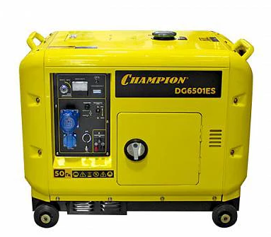 Дизельный генератор CHAMPION DG6501ES+ATS
